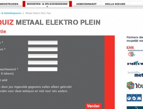 MetaalectroPlein Webquiz – Enquete tool