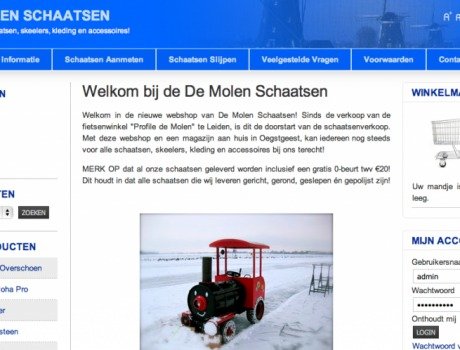 De Molen Schaatsen – Webshop